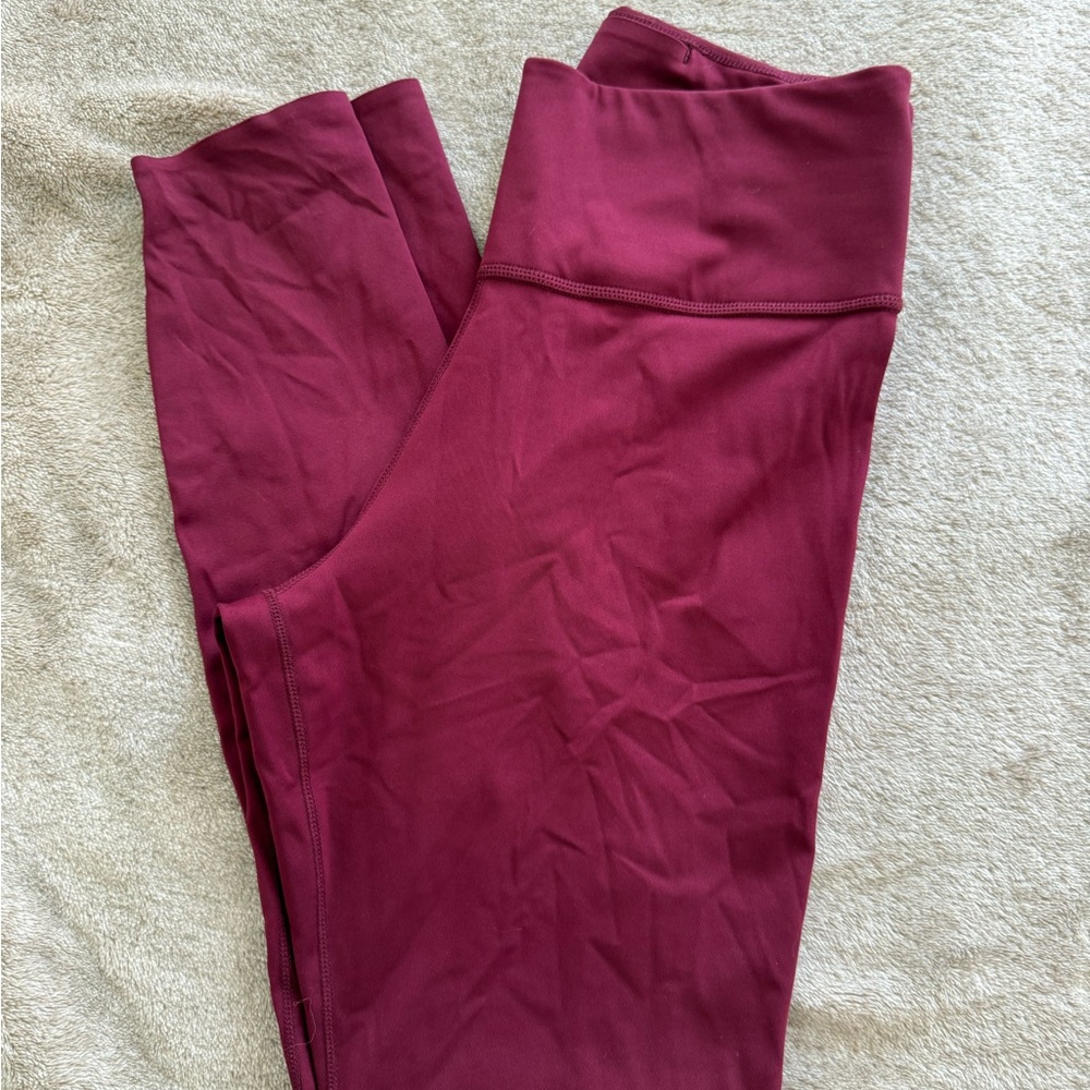 Nike Maroon Dri-FIT Leggings